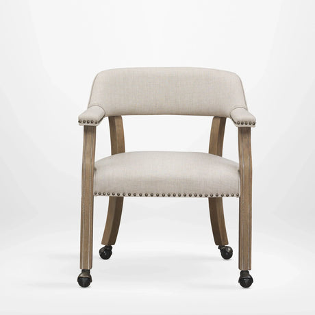 Monroe - Dining And Game Chair - Beige - Furniture Home Direct