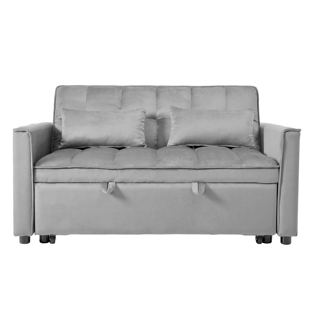 3 In 1 Pull Out Couch Convertible Sofa Bed With Reclining Backrest - Furniture Home Direct