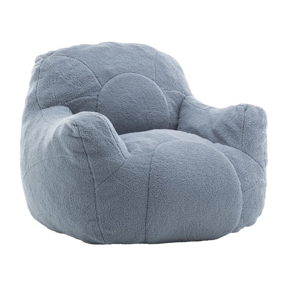Comfy Bean Bag Chair With Filler, Fluffy And Cozy Seating - Furniture Home Direct