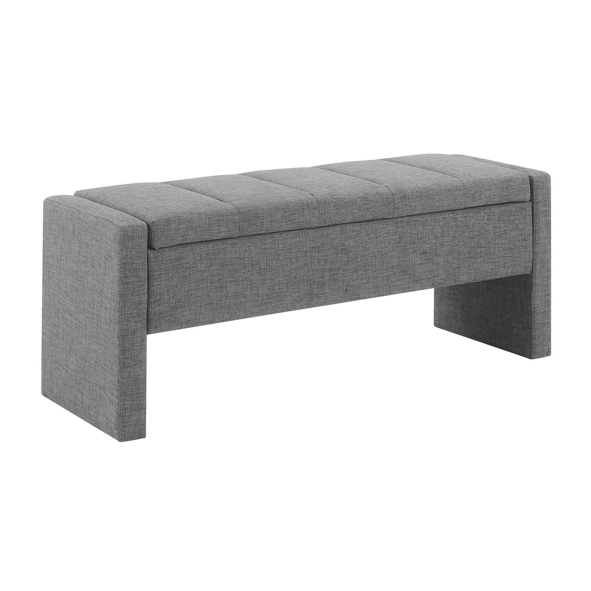 Modern Upholstered Large Bed End Bench With Storage - Furniture Home Direct