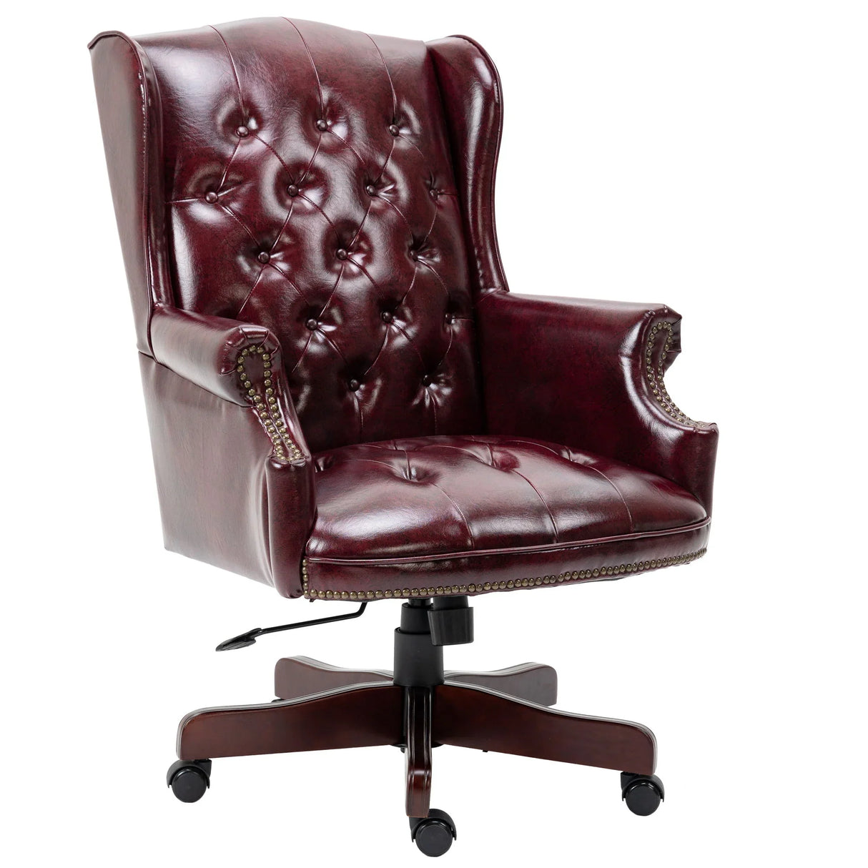 Executive Office Chair, High Back Reclining Comfortable Desk Chair With Smooth Glide Caster Wheels - Furniture Home Direct