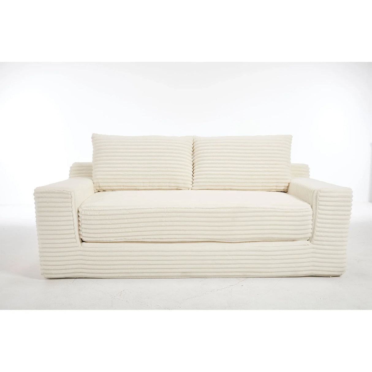 Convertible Loveseat Sofa Bed With Memory Foam & Steel Frame - Furniture Home Direct