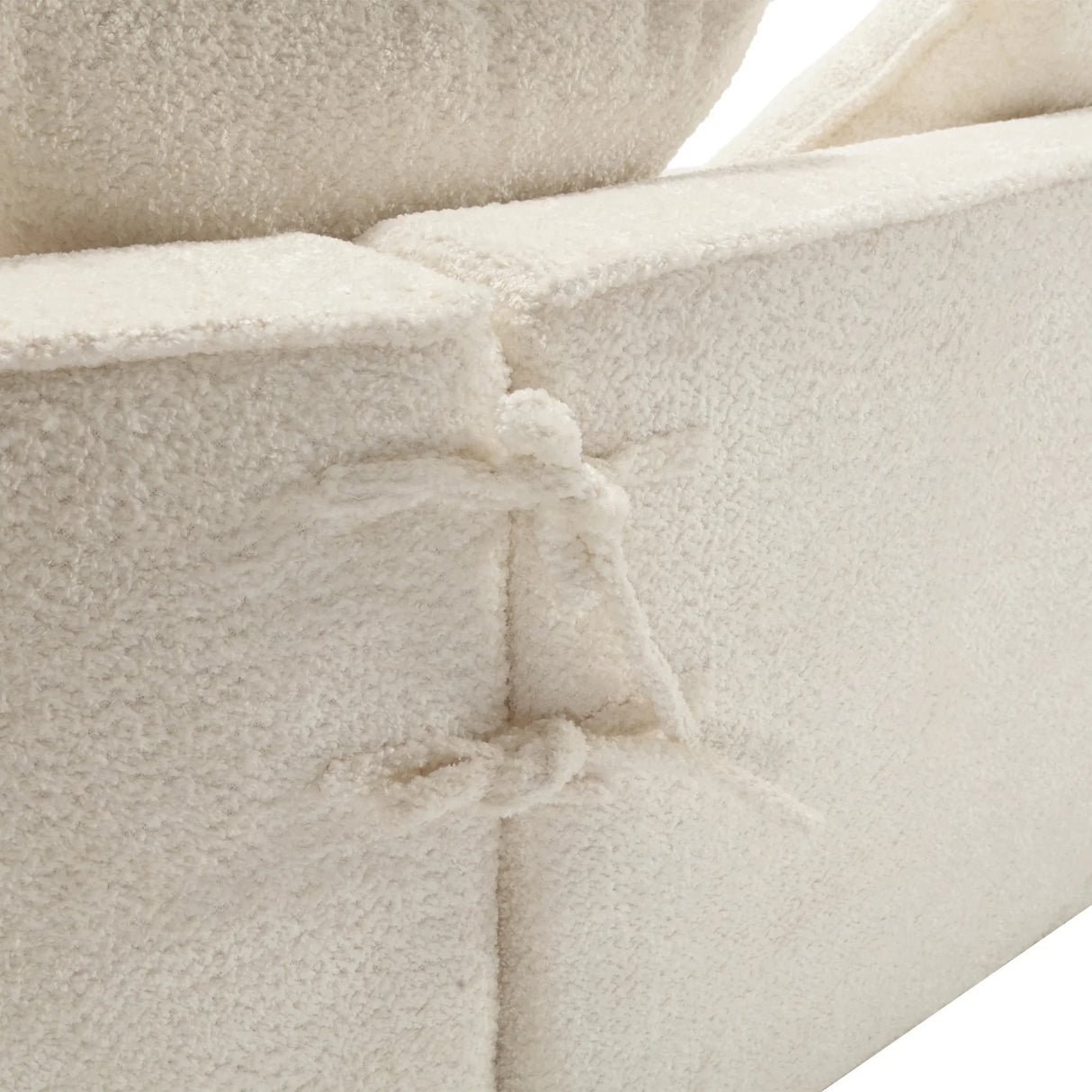 Sectional Sofa Chenille With Plush Soft Cushions Beige - Furniture Home Direct