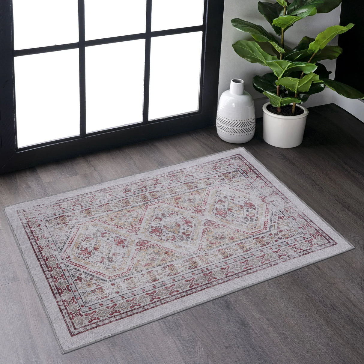 Maval - Trendy Area Rug, Washable - Furniture Home Direct