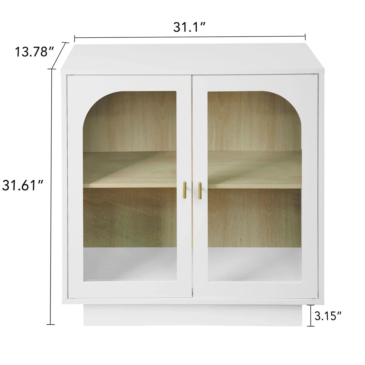Storage Cabinet With Acrylic Door For Living Room - Furniture Home Direct