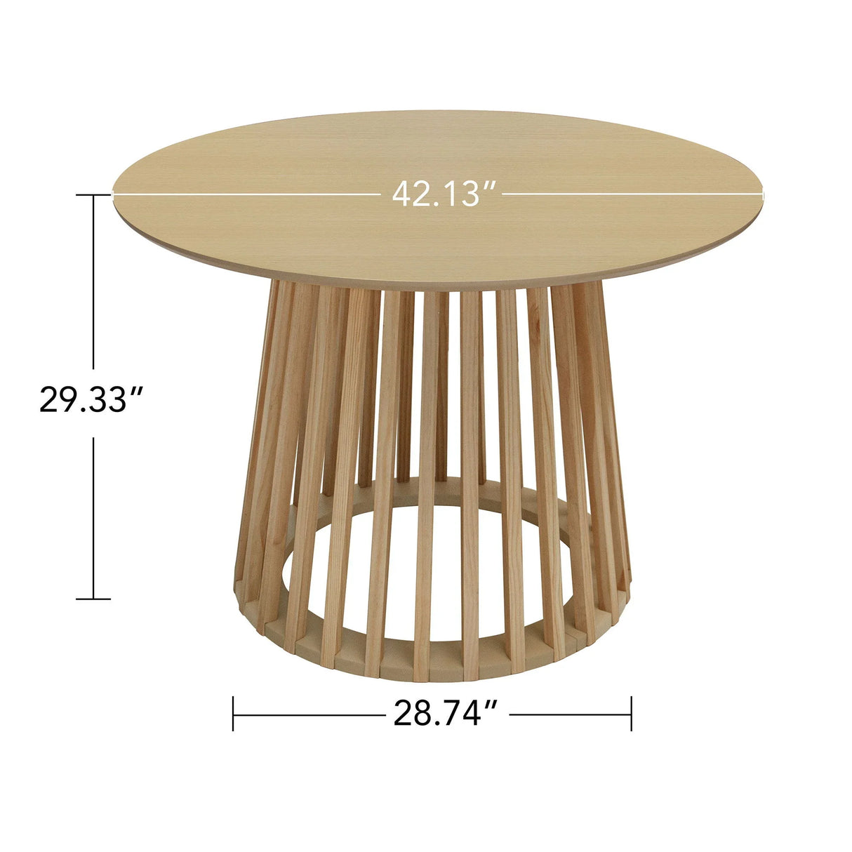 Modern Round Coffee Table With Grille Moldin - Furniture Home Direct