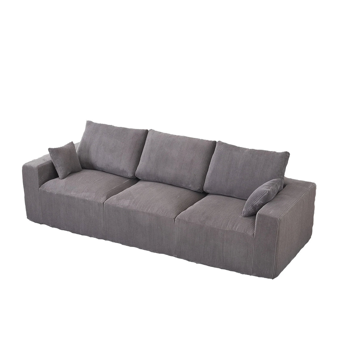 Modular Sectional Sofa With Extra Wide Cushion, USB / Type C Charger, Petal Armrest - Furniture Home Direct