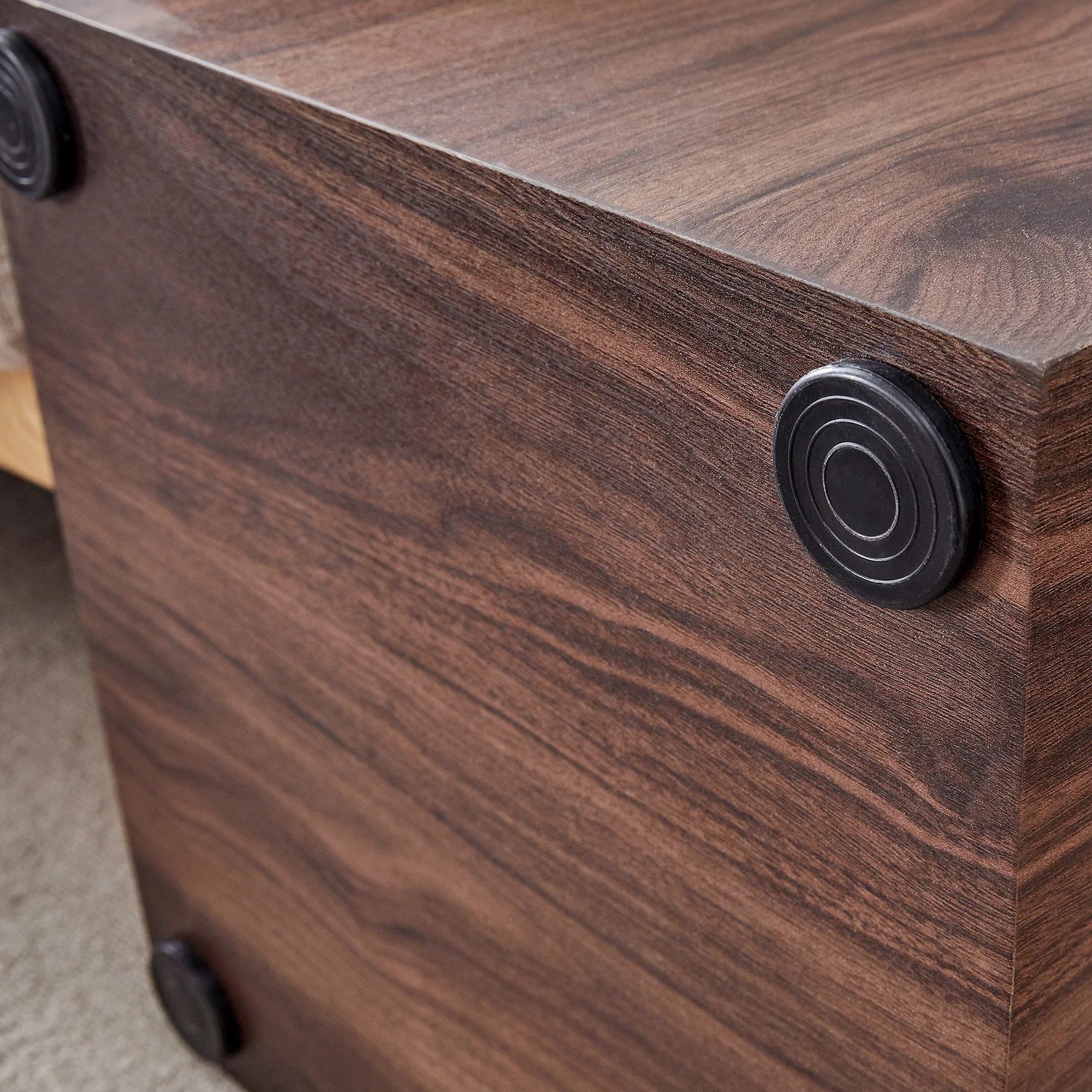Walnut Wood Grain Coffee Table - Furniture Home Direct