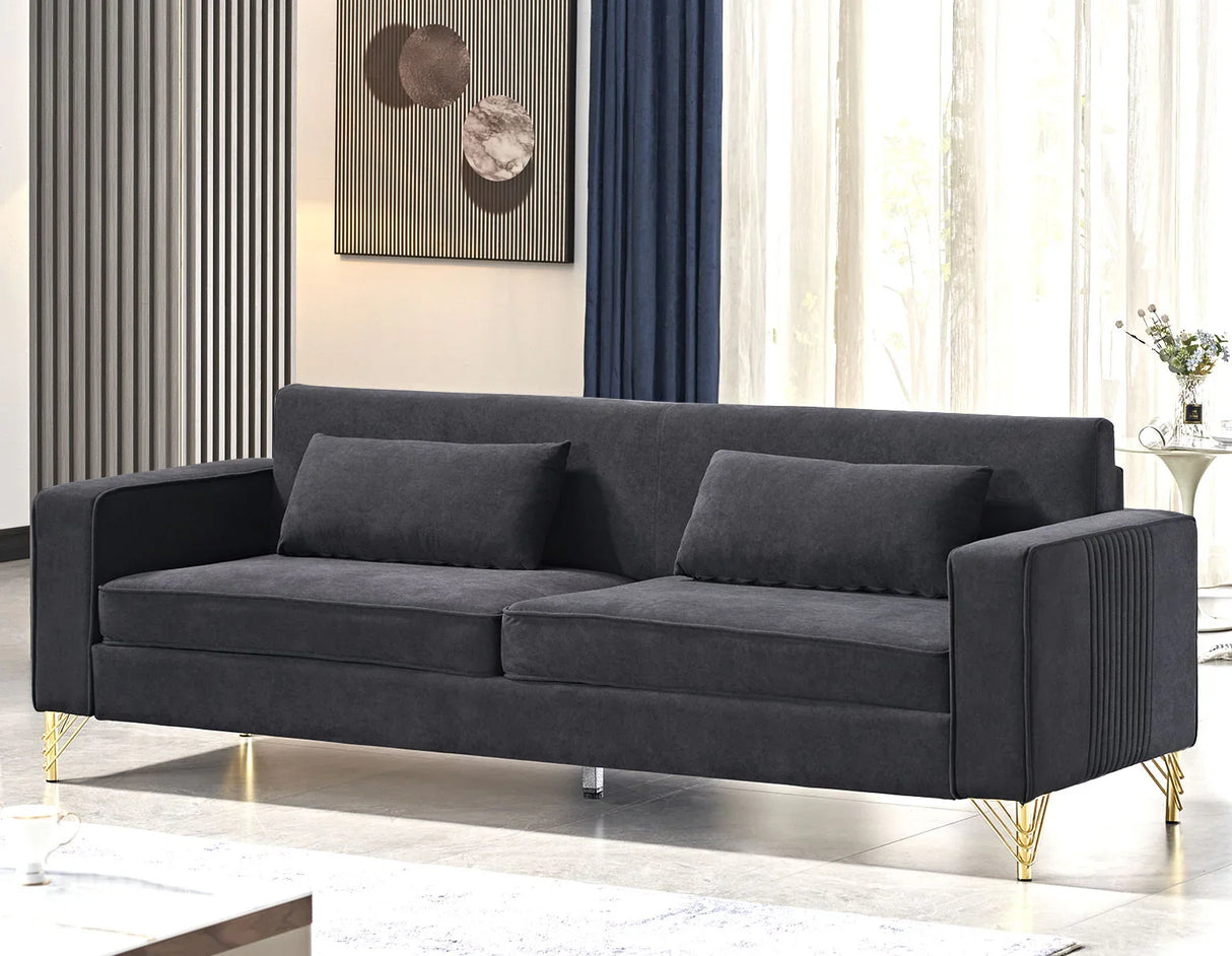 Aesthetic 3 Seater Couch With Classic Modern Appeal And Luxurious Soft Comfort - Furniture Home Direct