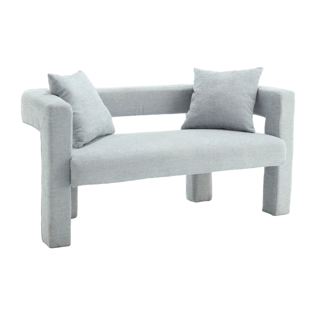 Modern Chenille Loveseat Sofa, Comfy Upholstered 2 Seater - Furniture Home Direct