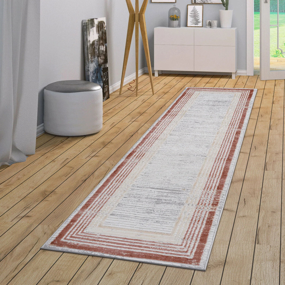 Marfi - Bordered Area Rug - Furniture Home Direct