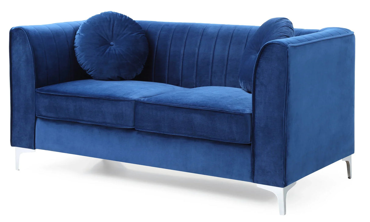 Delray - Micro Suede Loveseat - Furniture Home Direct