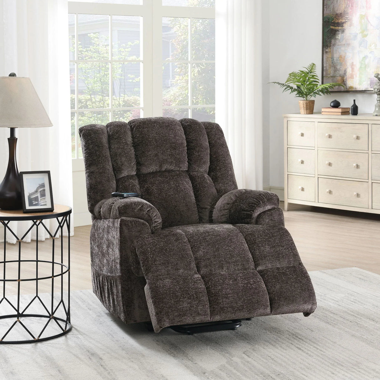 Pacay - Power Motion Recliner With Lift Heating Massage Function - Furniture Home Direct