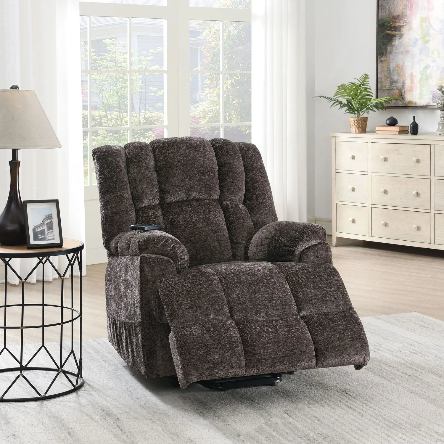 Pacay - Power Motion Recliner With Lift Heating Massage Function - Furniture Home Direct