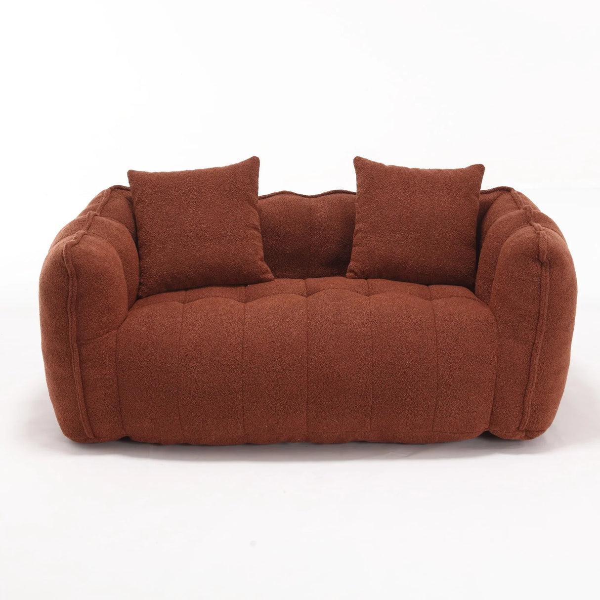 Cozy Beanbag Chair With High Resilience Foam Core For 2 - Furniture Home Direct