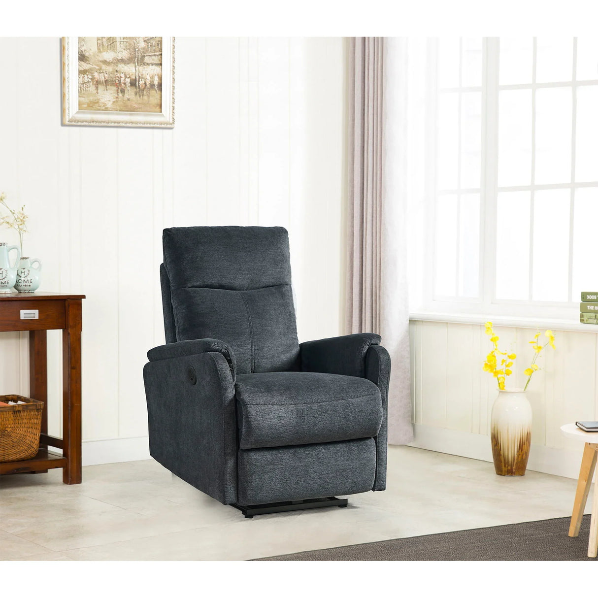 Recliner Chair With Power Function Easy Control Big Stocks, Recliner Single Chair For Living Room, Bed Room - Furniture Home Direct