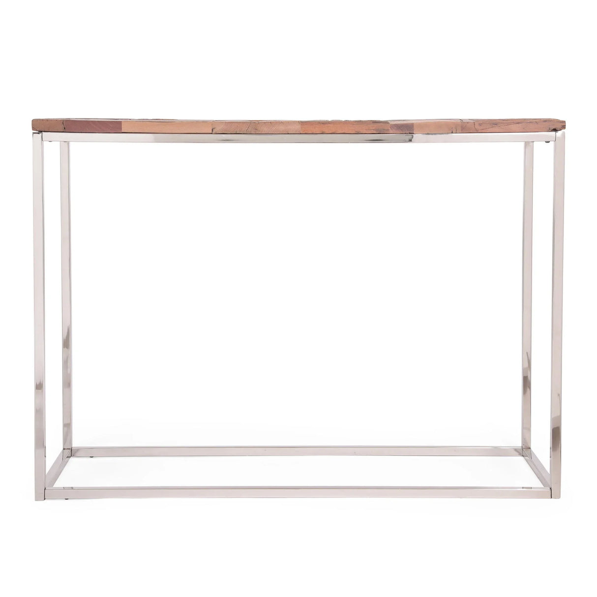Console Table - Brown / Silver - Furniture Home Direct