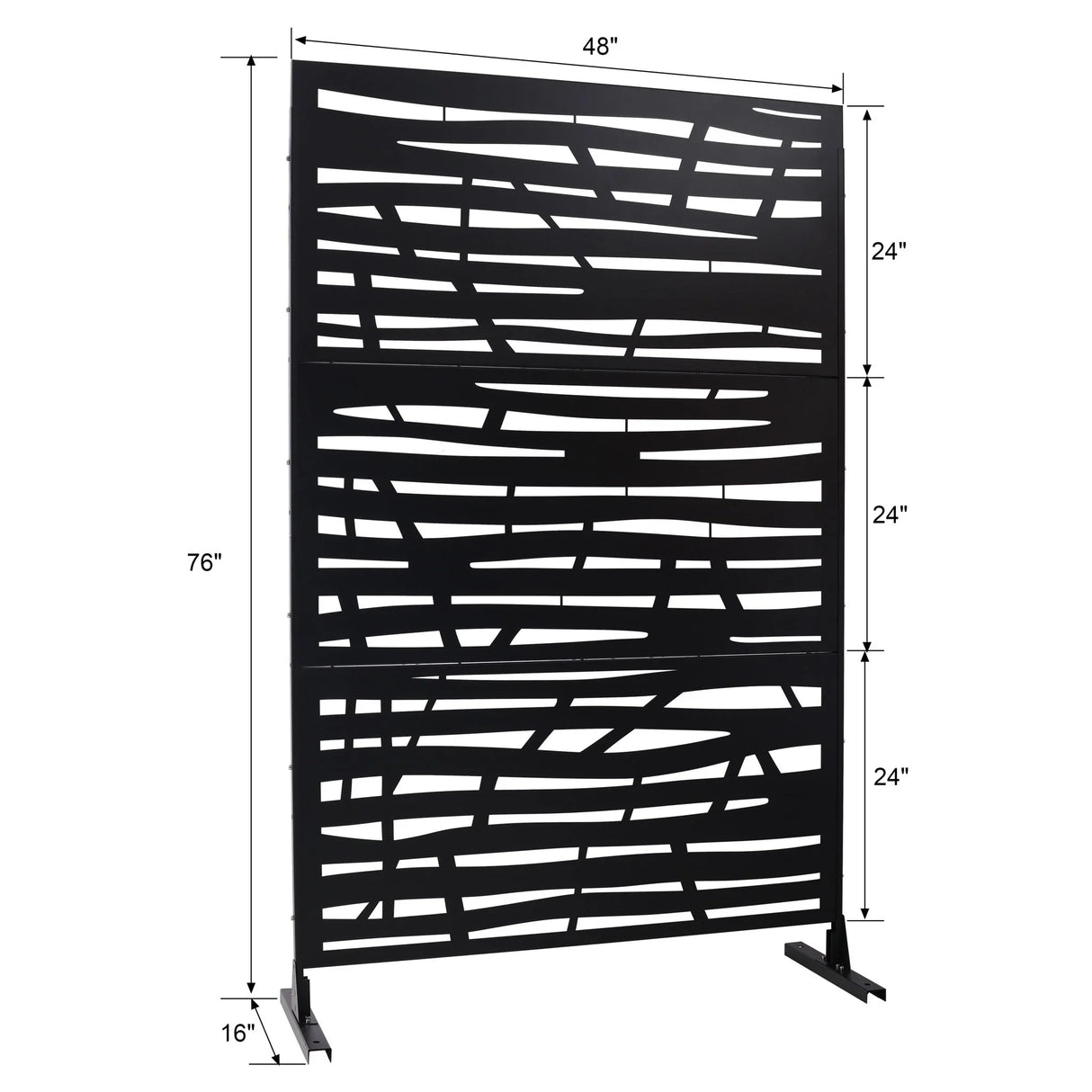 Outdoor & Indoor Privacy Screen Metal Privacy Screen - Furniture Home Direct