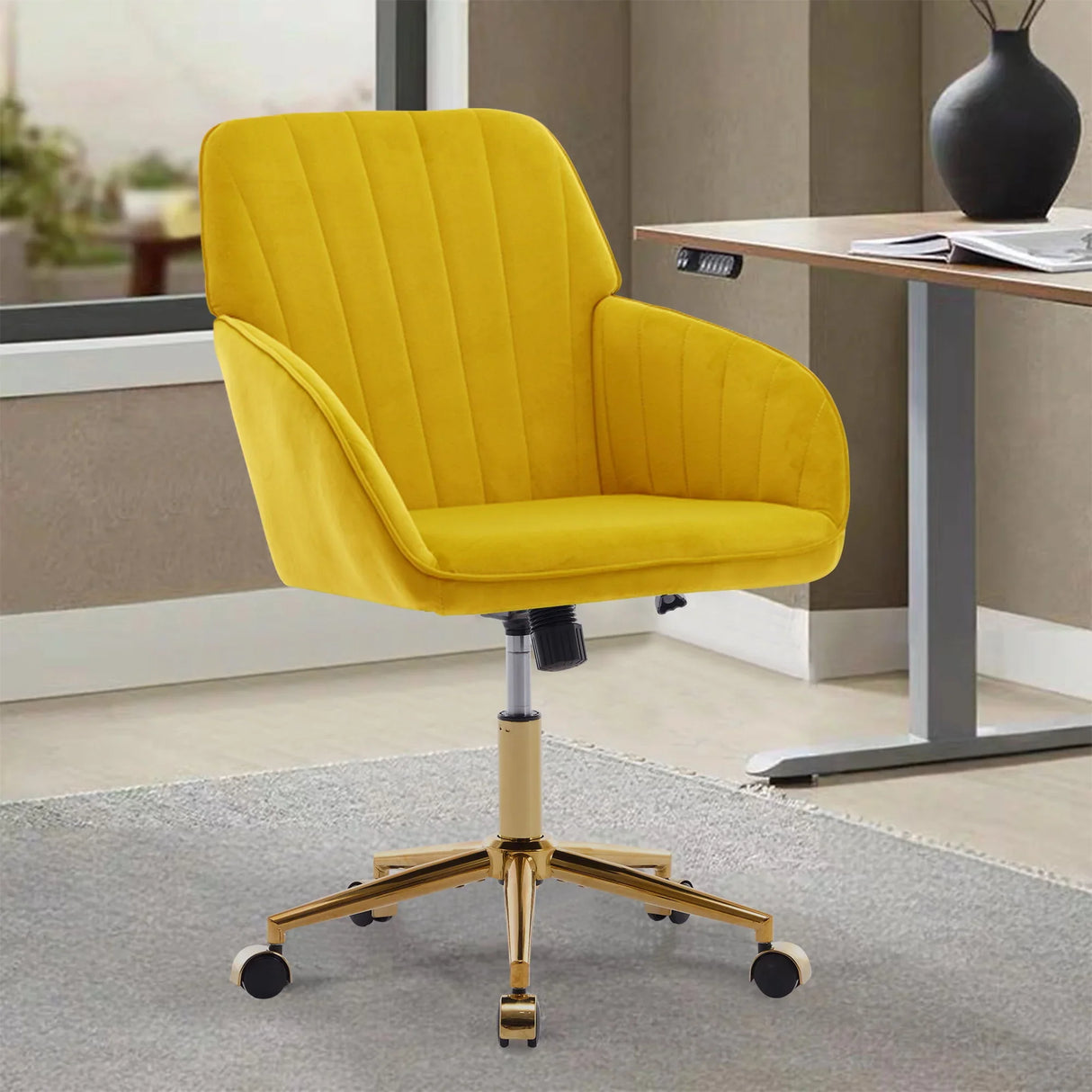 Adjustable Ergonomic Swivel Office Chair - Furniture Home Direct