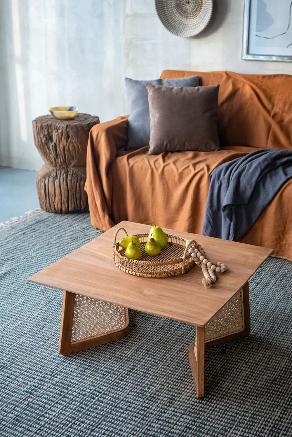 Teak Coffee Table - Natural Wood / Brown - Furniture Home Direct