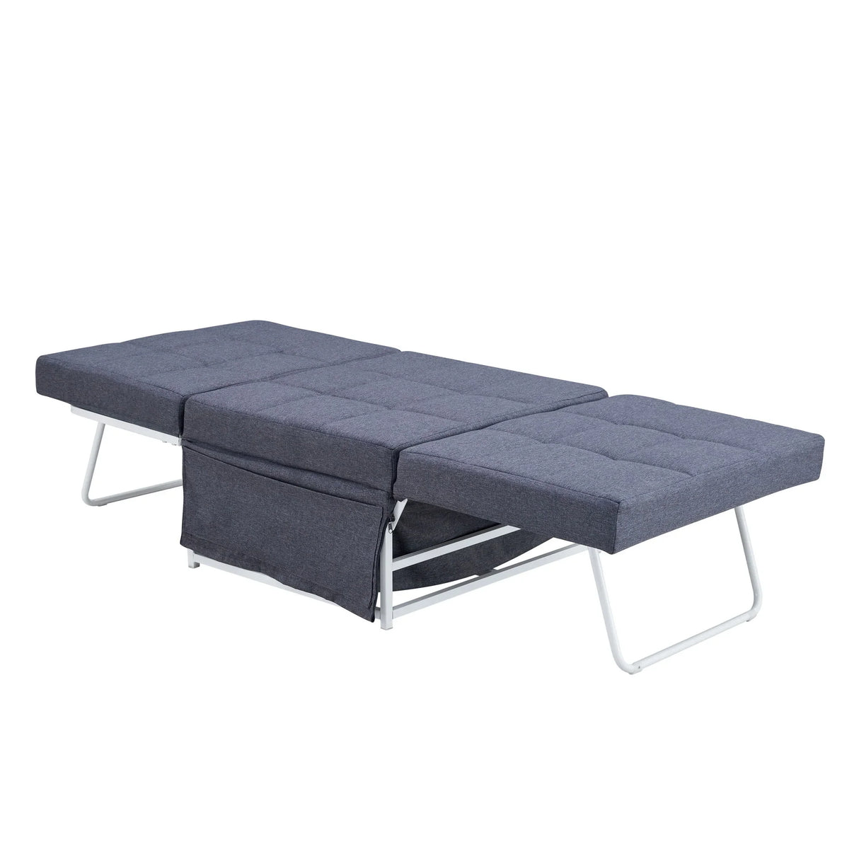 Modern Convertible Sofa Bed 4 In 1 Folding Ottoman Sleeper With Adjustable Backrest - Furniture Home Direct