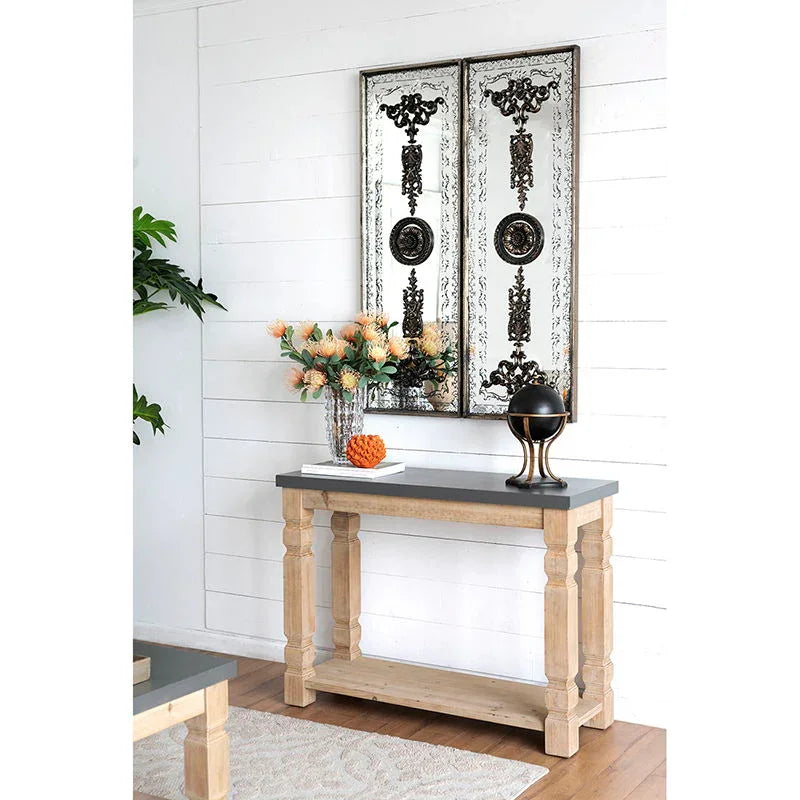 Rustic And Modern Console Table - Furniture Home Direct