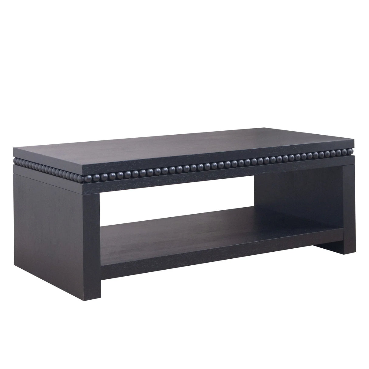 Modern Coffee Table With Beaded Trim - Furniture Home Direct