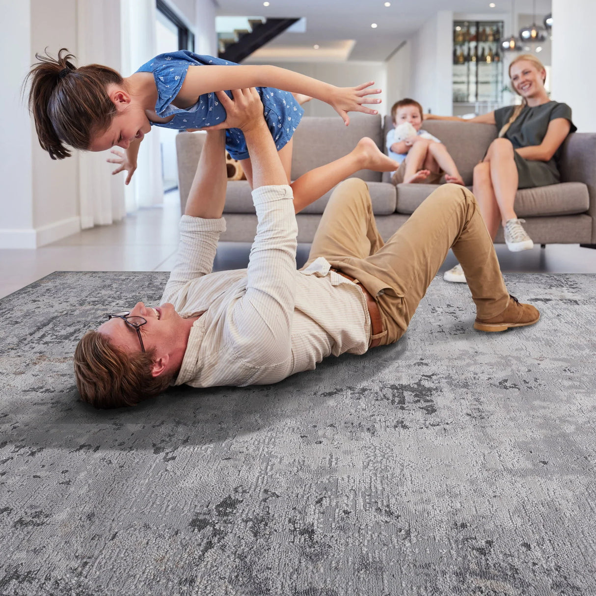 Marfi - Abstract Rug - Furniture Home Direct