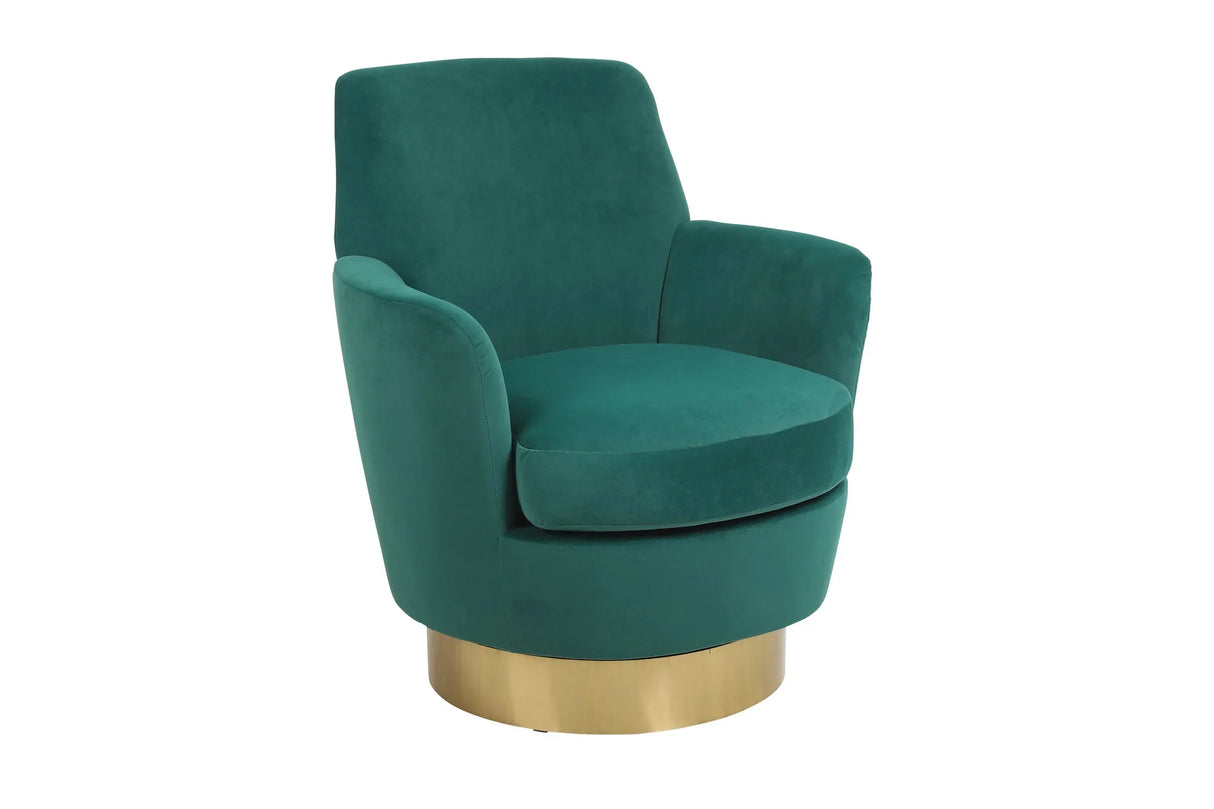 Teddy Swivel Barrel Chair, Swivel Accent Chairs Armchair For Living Room - Furniture Home Direct