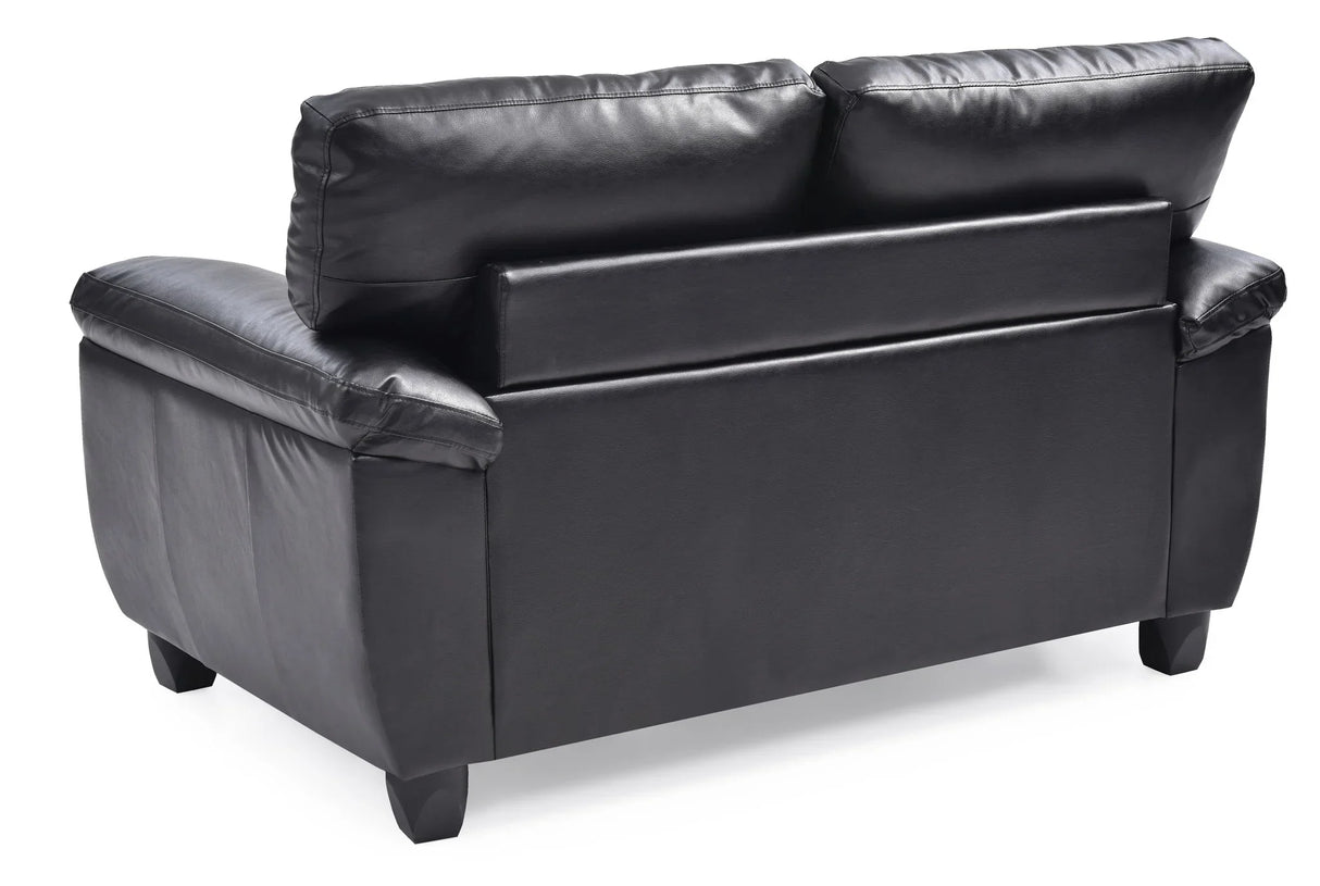 Stylish Loveseat With Padded Arms - Furniture Home Direct
