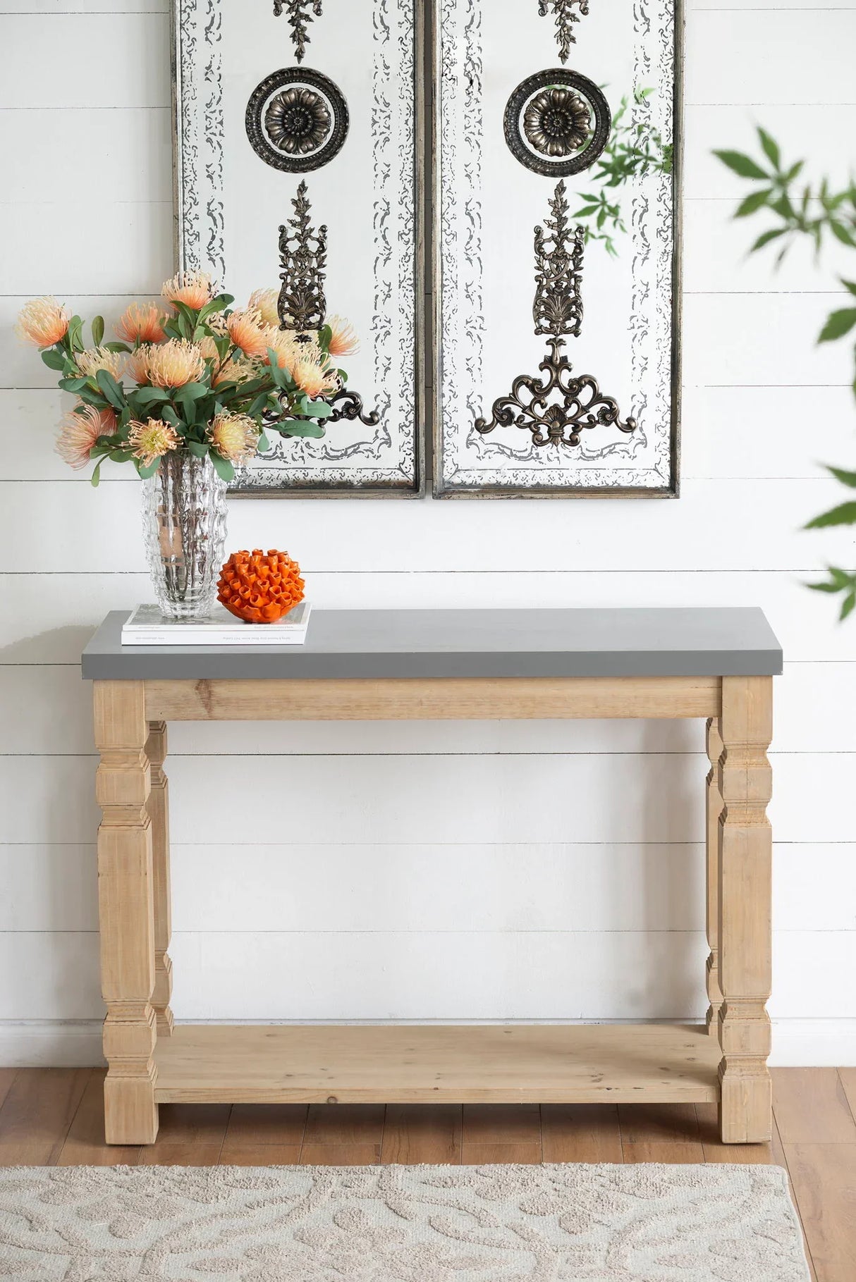 Rustic And Modern Console Table - Furniture Home Direct