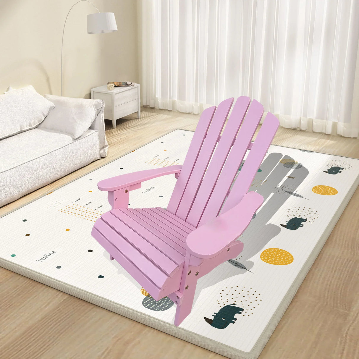 Outdoor Or Indoor Children Adirondack Chair - Furniture Home Direct
