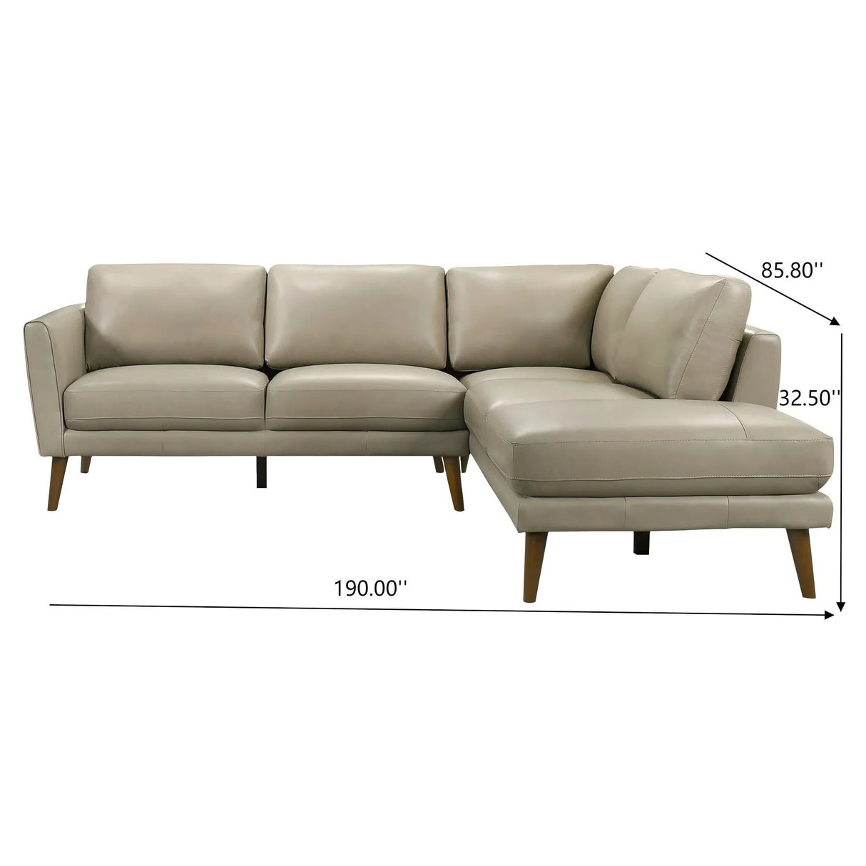 Benson - Sectional Sofa With Chaise - Furniture Home Direct