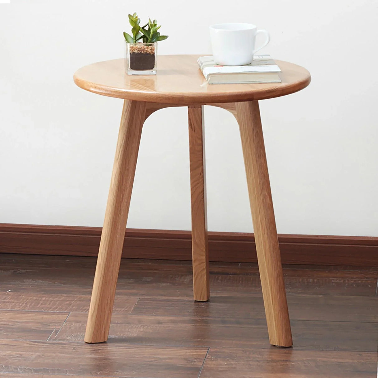 Round Small End Table, Side Table For Bedroom & Balcony - Furniture Home Direct