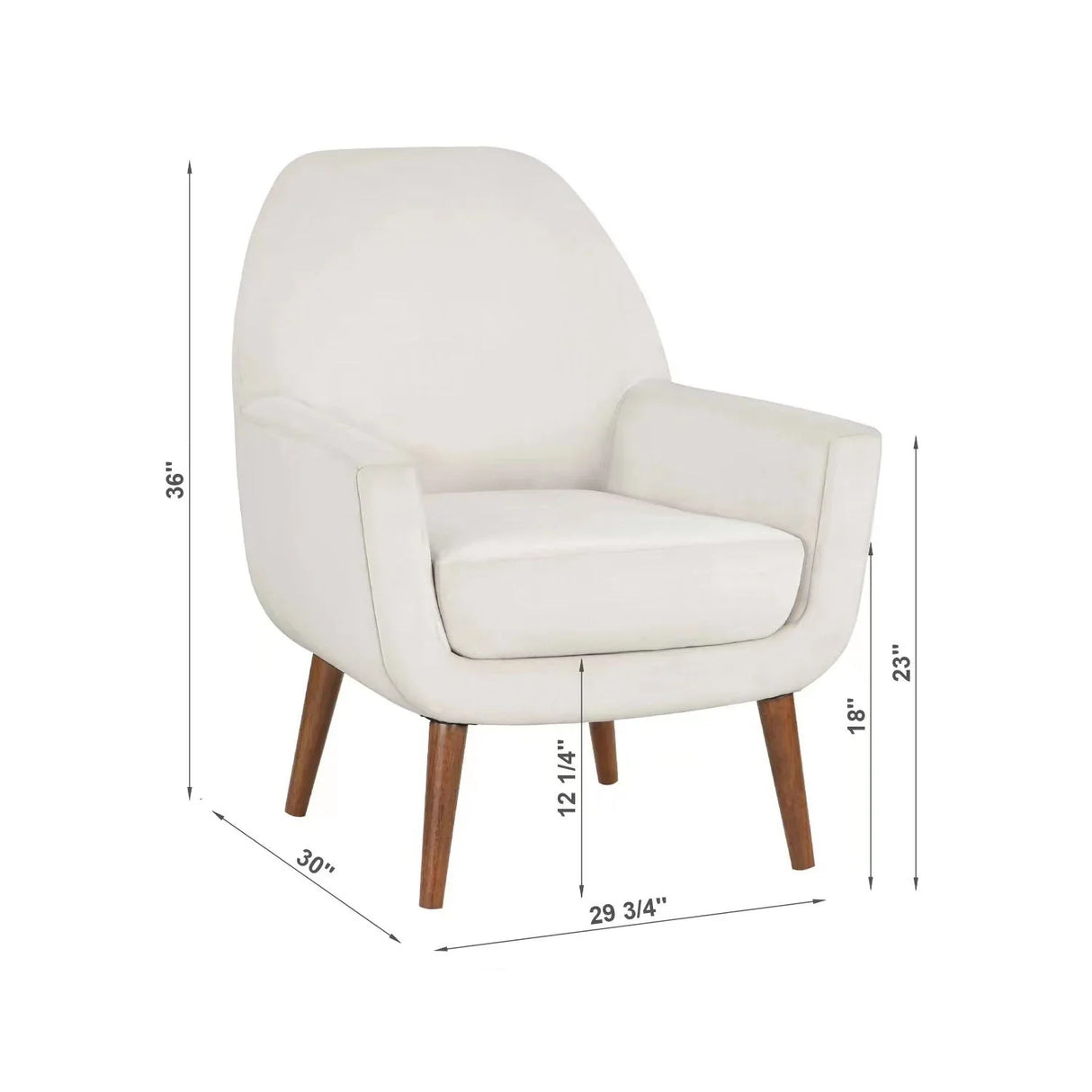 Astrid - Arm Chair - Beige - Furniture Home Direct