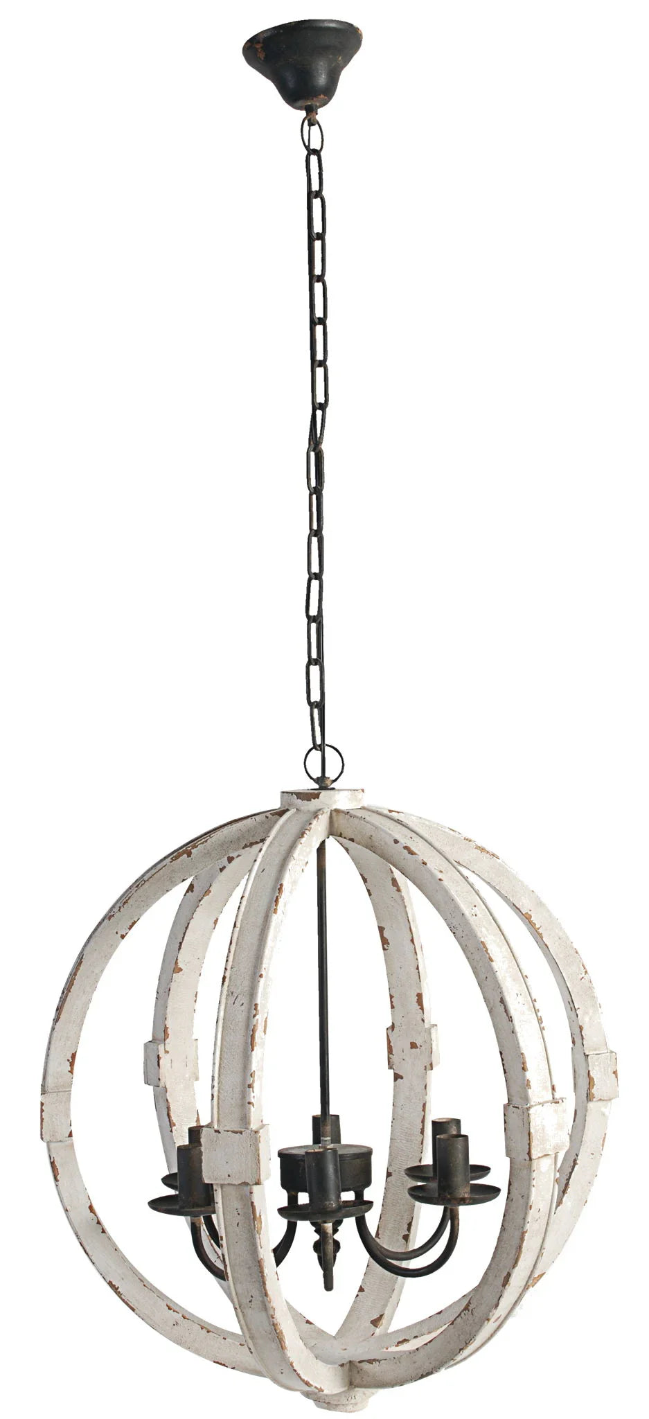 Chandelier, Hanging Light Fixture With Adjustable Chain For Kitchen, Bulb Not Included - Furniture Home Direct