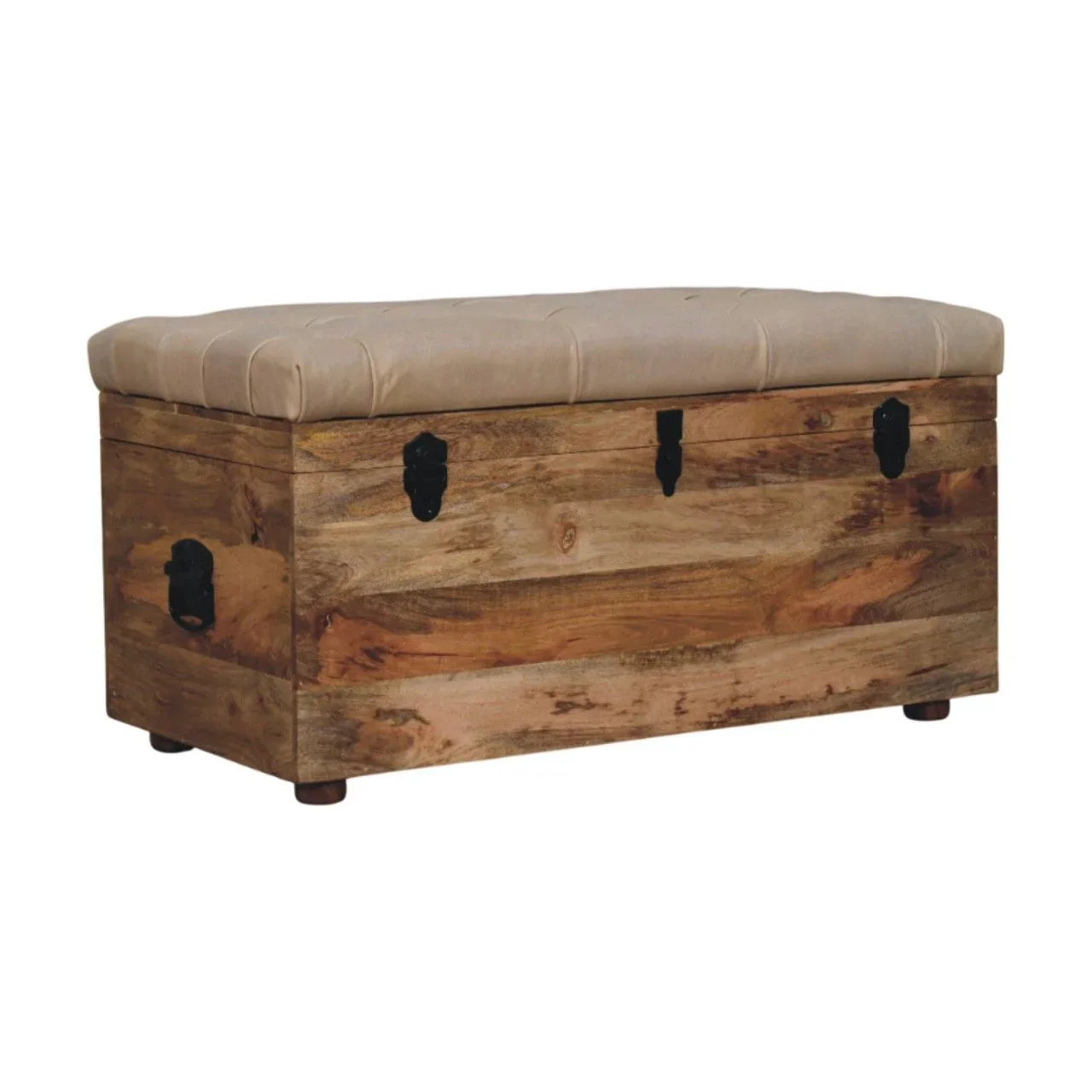 Buffalo - Leather Storage Trunk - Furniture Home Direct