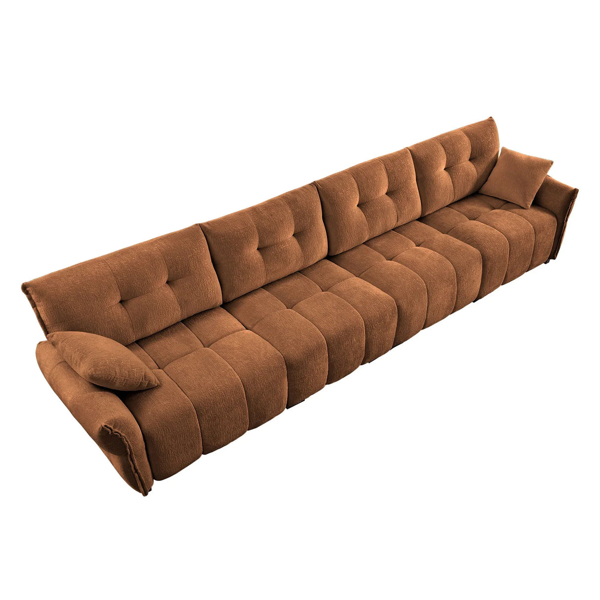 Modern Sofa & Pillows, Textured Cover, High Rebound Cushions - Furniture Home Direct