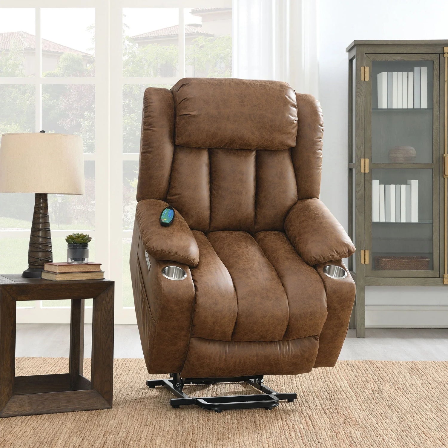 Pacay - Power Motion Recliner With Lift Heating Massage Function - Furniture Home Direct
