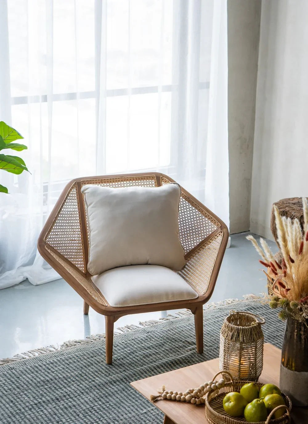 Tectona - Teak Leisure Chair - Natural Wood / Brown - Furniture Home Direct