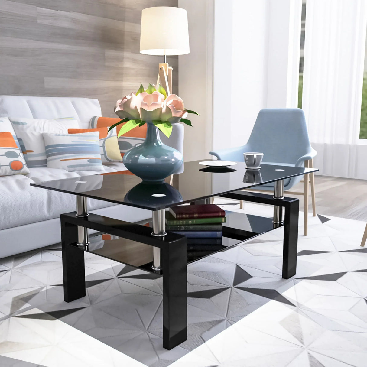 Rectangle Coffee Table, Modern Side Center Tables For Furniture - Furniture Home Direct