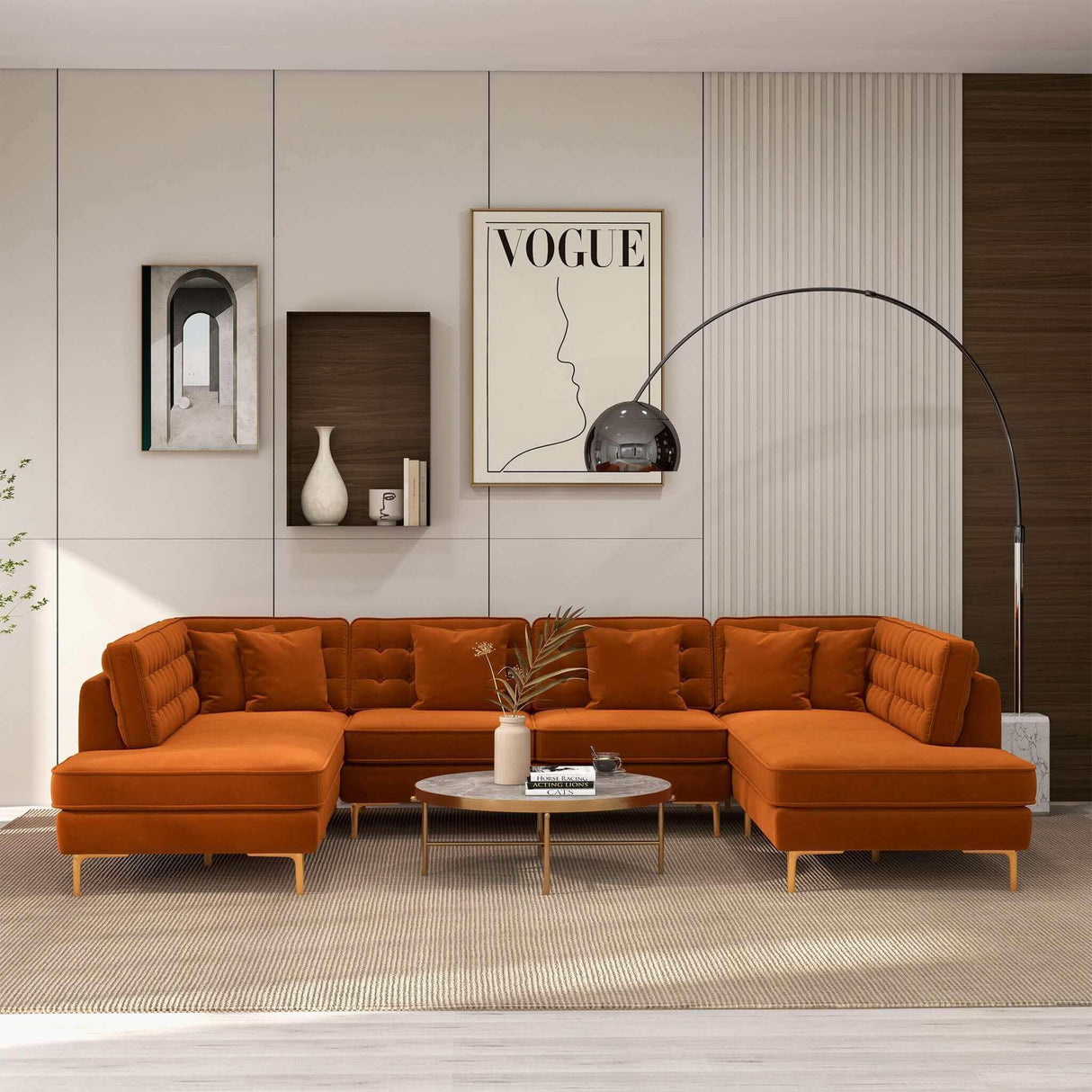 Brooke - Sectional Sofa - Furniture Home Direct