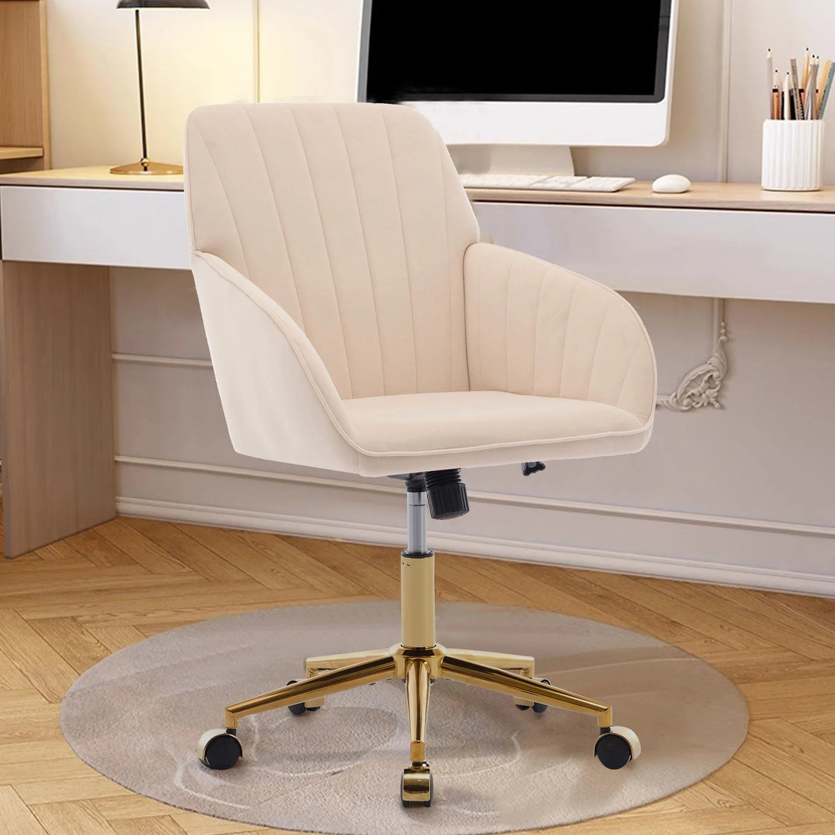 Adjustable Ergonomic Swivel Office Chair - Furniture Home Direct