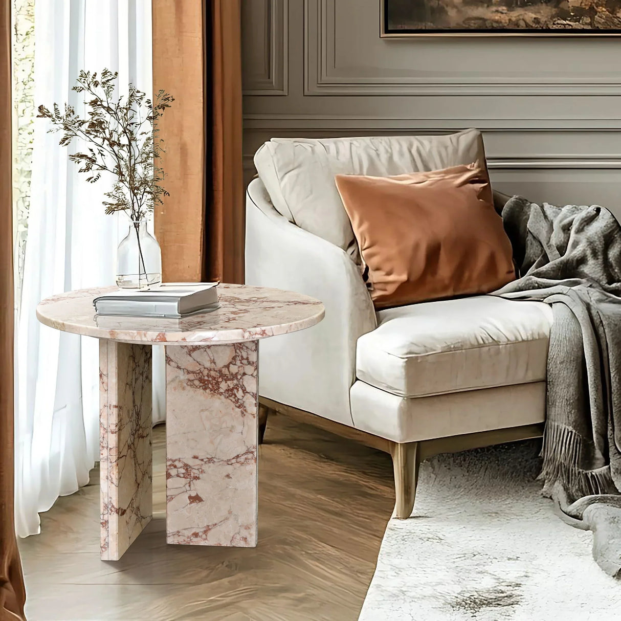 Luxury Coffee Table With Unique Veining, Unique Stone Design - Furniture Home Direct
