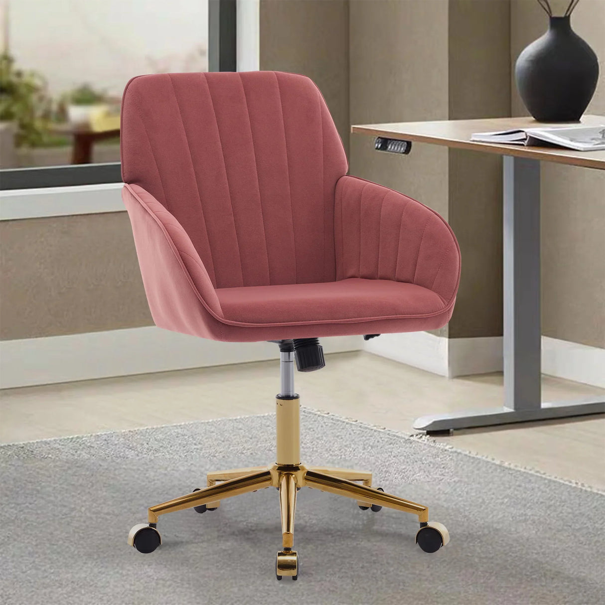 Adjustable Ergonomic Swivel Office Chair - Furniture Home Direct