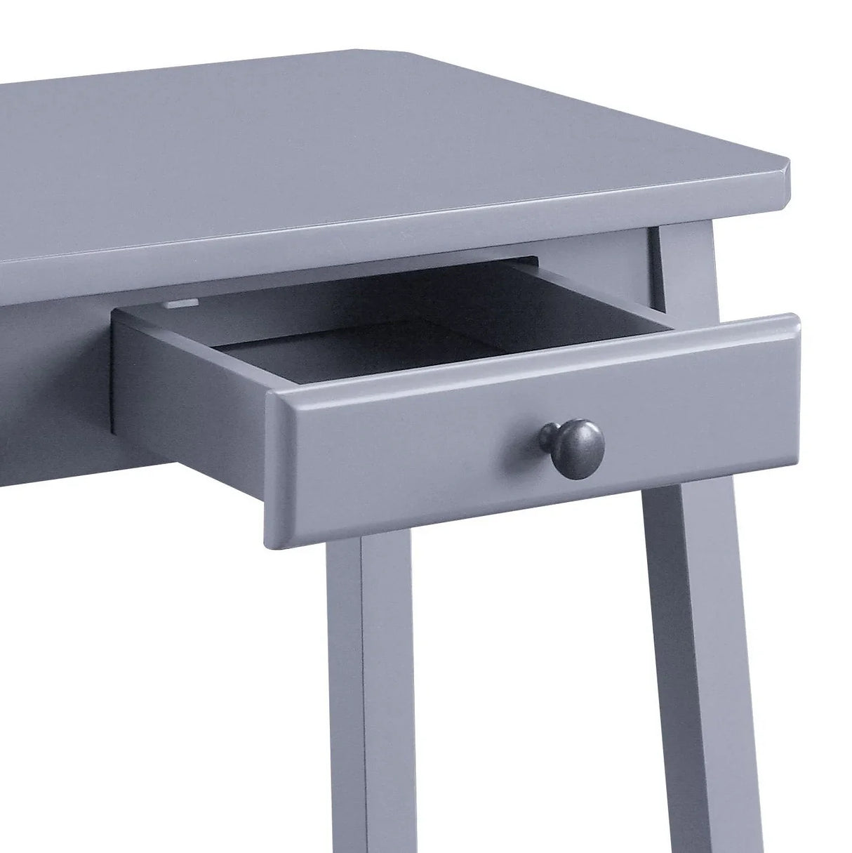 Kaife - Accent Table With Display And Utility Function - Gray - Furniture Home Direct
