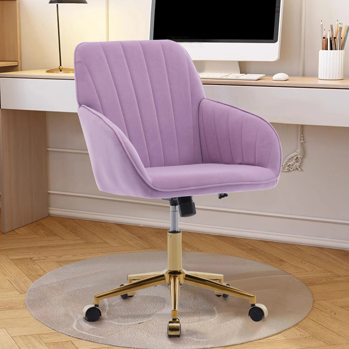 Adjustable Ergonomic Swivel Office Chair - Furniture Home Direct