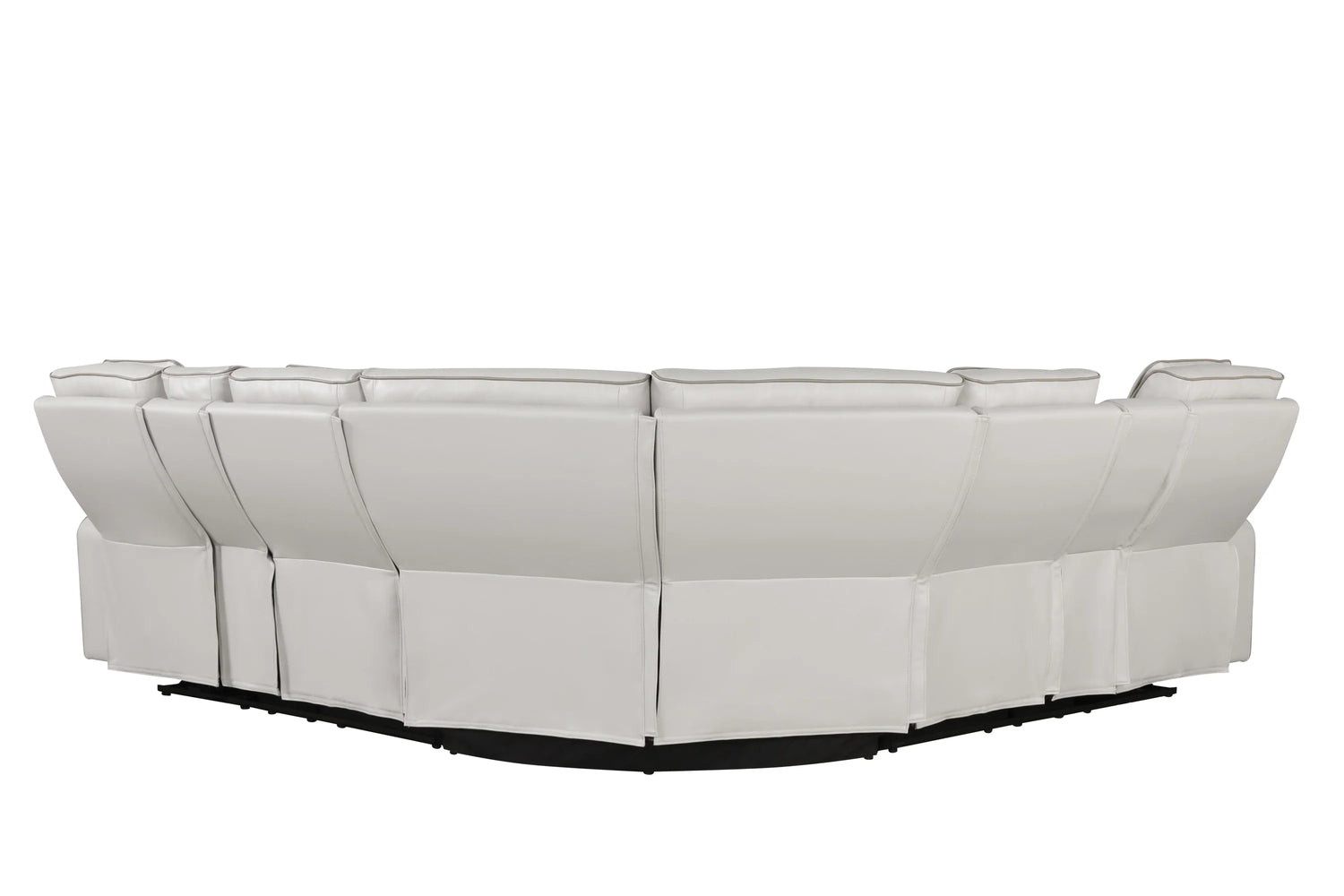Fortuner Modern Power Reclining Sectional with Bluetooth and LED - Beige - Furniture Home Direct