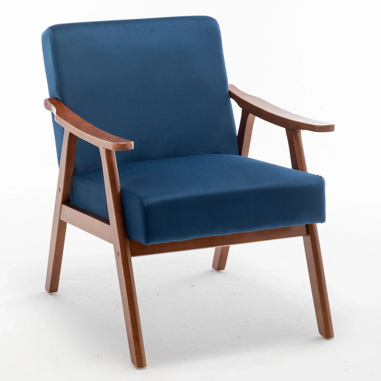 Accent Chair, Classic Mid Century Modern For Extra Seating - Furniture Home Direct