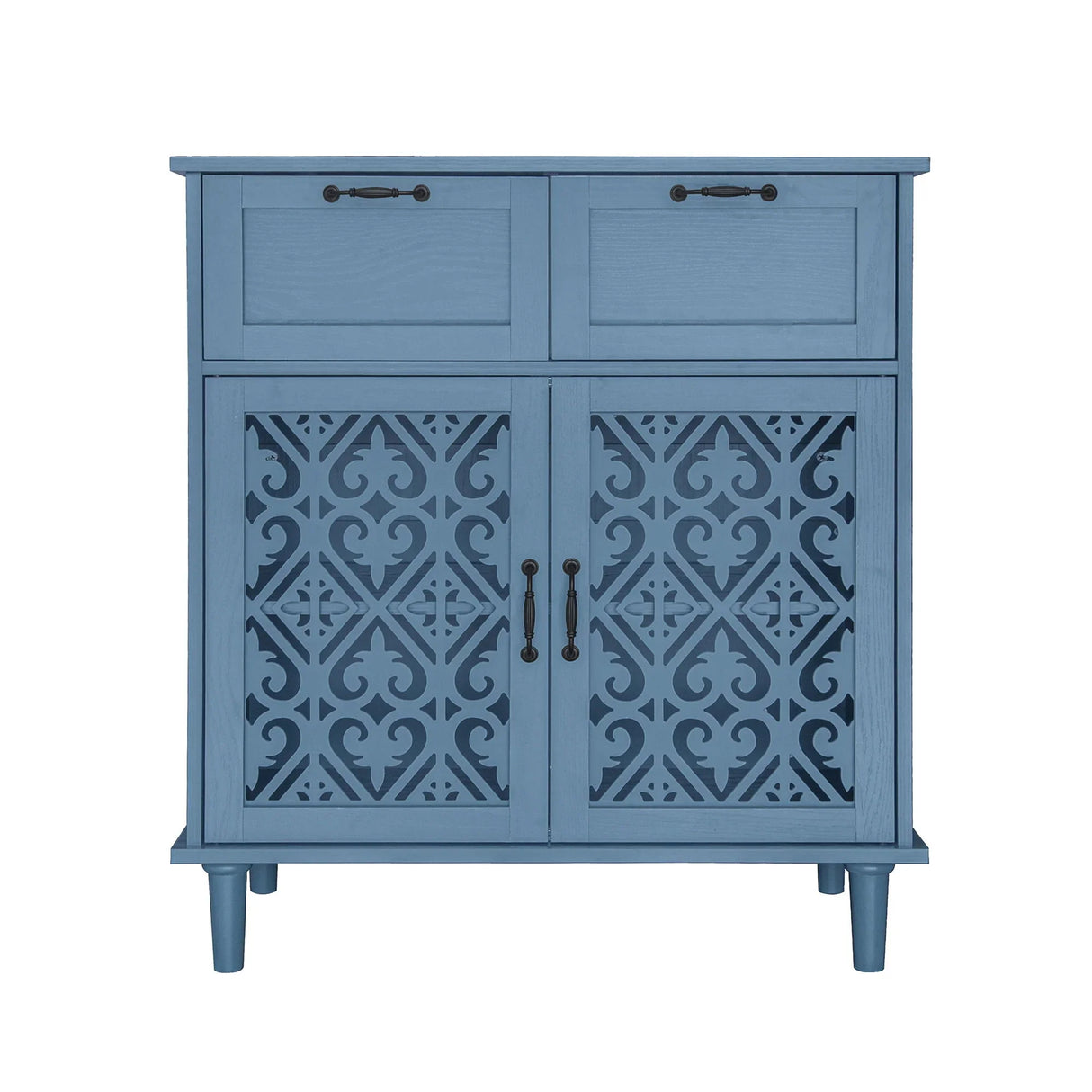 2 Door 2 Drawer Elegant Cabinet - Furniture Home Direct